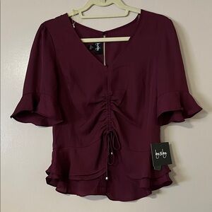By and by M blouse. NWT. BEAUTIFUL!!